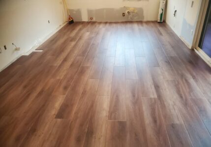 completed lvp flooring